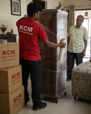 KCM Packers team professionally packing household items