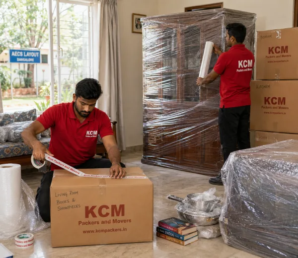 KCM Movers AECS Layout Bangalore
