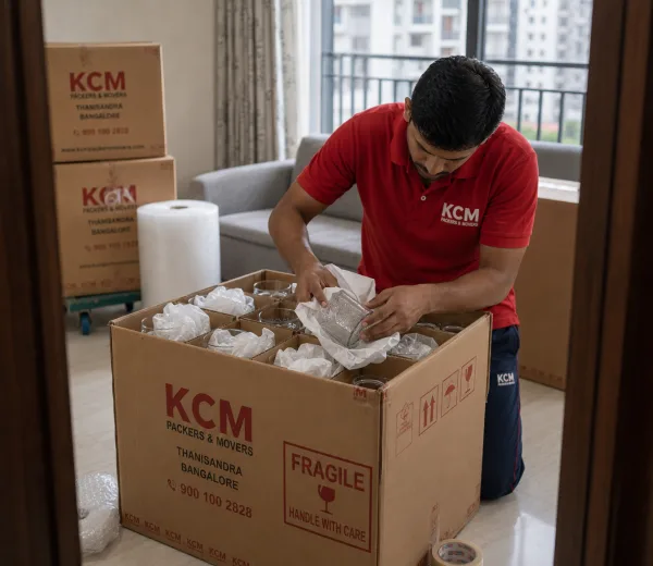 KCM Movers Thanisandra Bangalore