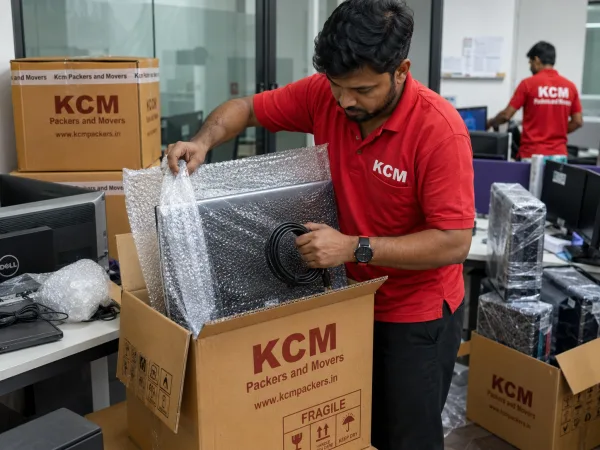 Office relocation with IT equipment packing