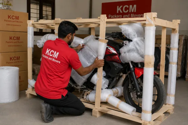 Bike Crating - KCM Packers and Movers