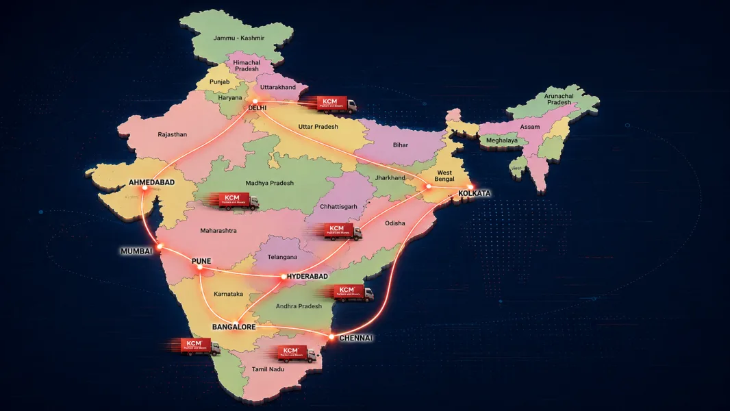KCM Pan India Network Map