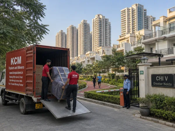 Packers and Movers in Chi V Greater Noida high-rise and plotted sector