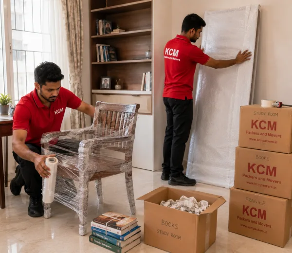 KCM crew handling a society and plotted home move in Pi II Greater Noida