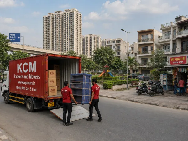 Packers and Movers in Sector 117 Noida mixed residential sector near NH-24