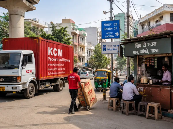 Packers and Movers in Sector 52 Noida near the Blue Line metro