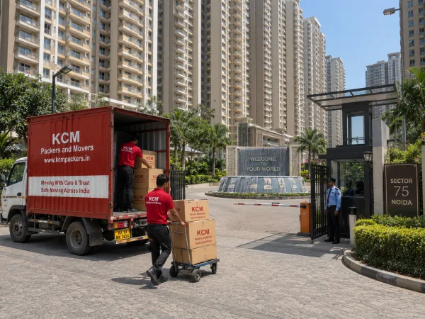 Packers and Movers in Sector 75 Noida high-rise residential belt