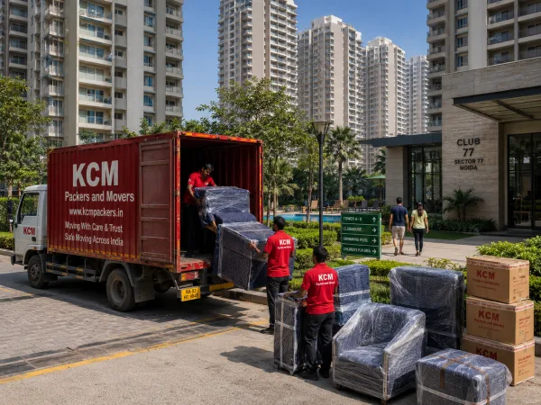 Packers and Movers in Sector 77 Noida high-rise societies
