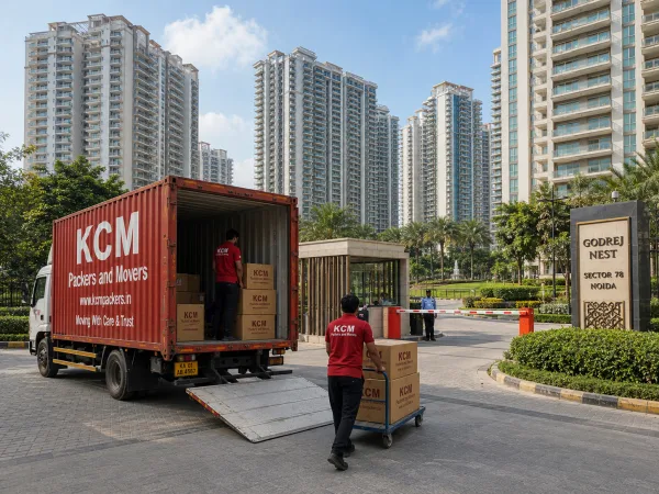 Packers and Movers in Sector 78 Noida tall high-rise towers