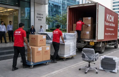 Office Relocation in Noida by KCM Packers and Movers in Noida