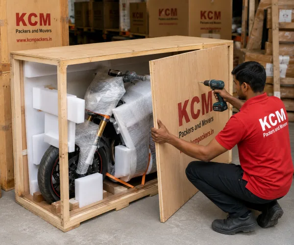 Custom Wooden Crating for Bike Transport