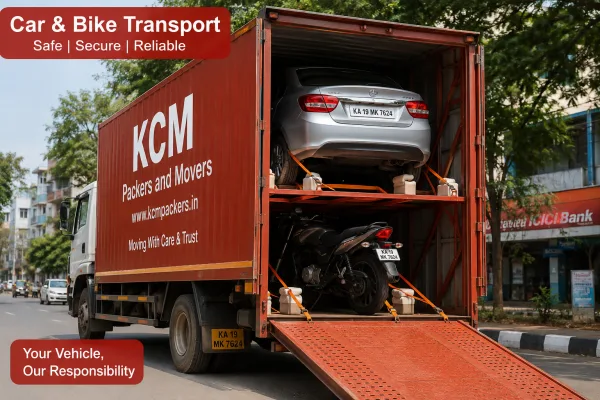 Car and bike transport services - secure vehicle relocation
